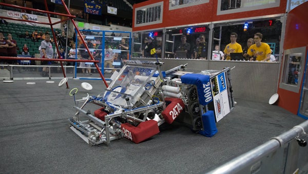 Team Excel, of Niles, has qualified for the FIRST Robotics international championship next week in St. Louis, Mo.  Special to the Star/DANIEL ERNST 