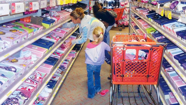 The McLoughlin Family Foundation provides the means for the Great Start Shopping Sprree, which allows children in Cassopolis and Dowagiac to purchase back-to-school items. (Leader photo/Provided)