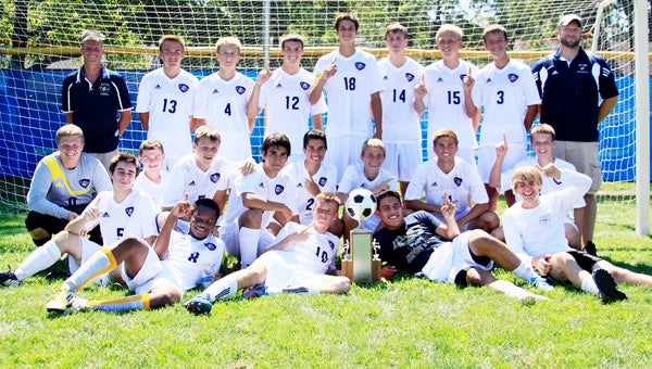 The Niles soccer team blanked both Buchanan and Cassopolis to win its fourth straight VanDenBerg championship Saturday. (Leader photo/AMELIO RODRIGUEZ)