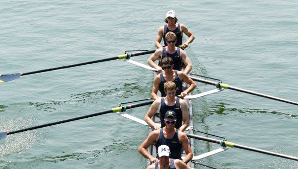 Former Edwardsburg standout Josh Getz, top, will be rowing at the Rowing World Championships in Chungui, South Korea beginning Aug. 25. (Leader photo/Provided)