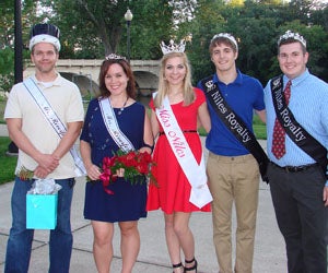Mr. & Mrs. Riverfest, Nick and Sarah Brittin; Miss Niles, Monica Bielski; Mr. Niles' Ryan Roberts and Alex Gamso. Submitted photo