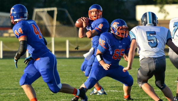 The Edwardsburg football team improved to 3-0 with an easy 58-0 win over Comstock Friday night. (Leader photo/KELLY SWEENEY)