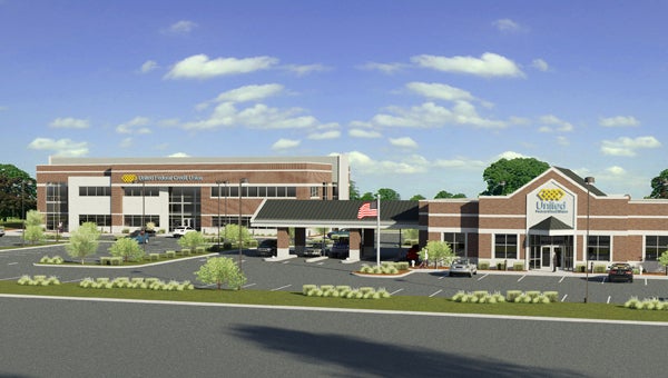 Above is an artist’s rendering of United Federal Credit Union’s new operations center that will be located at 2100 S. 11th St., in Niles. Submitted image