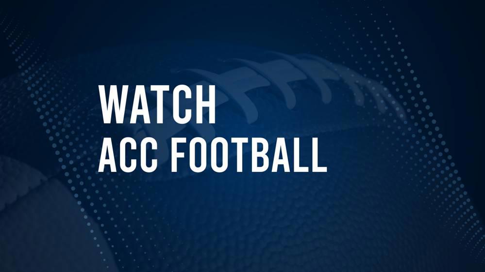 How to Watch ACC Football this Week: TV Schedule and Live Streams