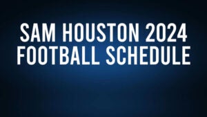 Sam Houston 2024 Football Schedule, Record, Results