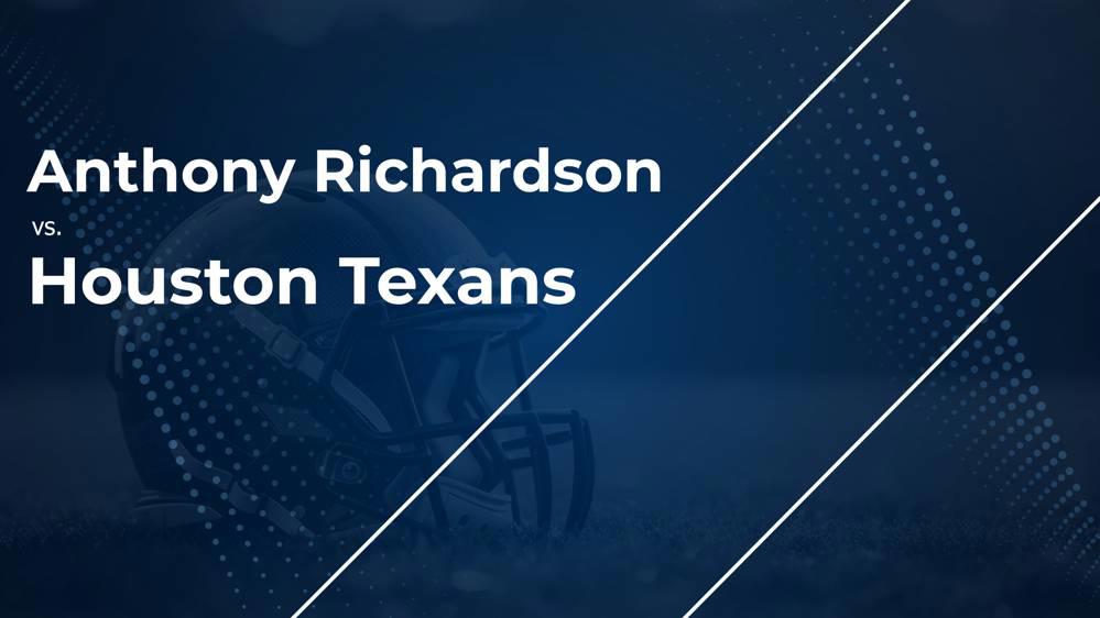 Anthony Richardson and the Colts vs. the Texans: Week 1 Stats, Matchup, Game Info