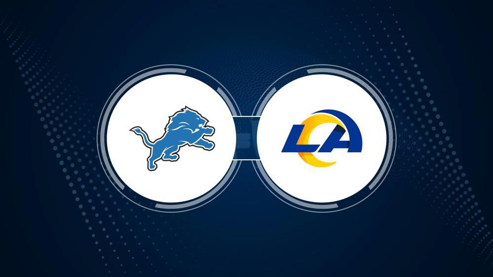 Best Bets, Odds for the Lions vs. Rams Sunday Night Football Game