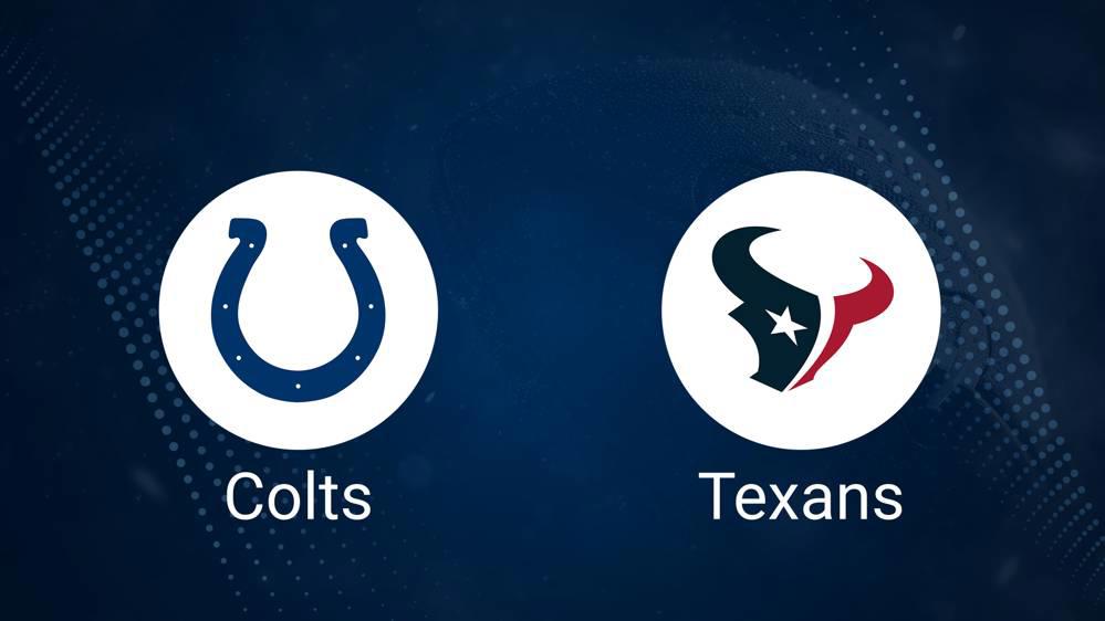 Colts vs. Texans Predictions & Picks: Odds, Moneyline, Spread - Week 1