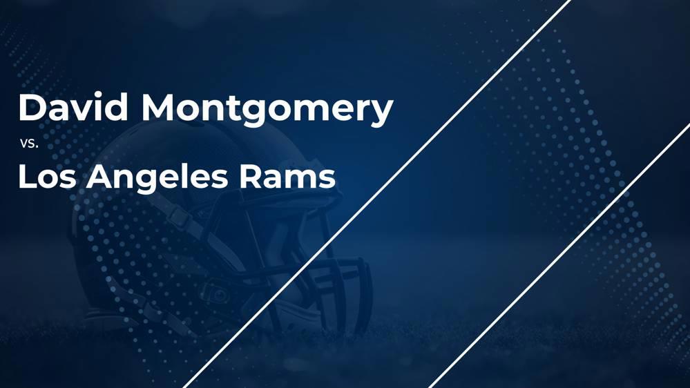 David Montgomery and the Lions vs. the Rams: Week 1 Stats, Matchup, Game Info