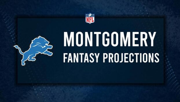 David Montgomery Fantasy Projections: Week 2 vs. the Buccaneers