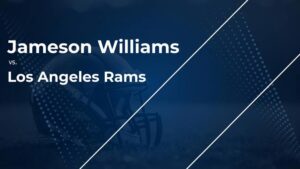 Jameson Williams and the Lions vs. the Rams: Week 1 Stats, Matchup, Game Info