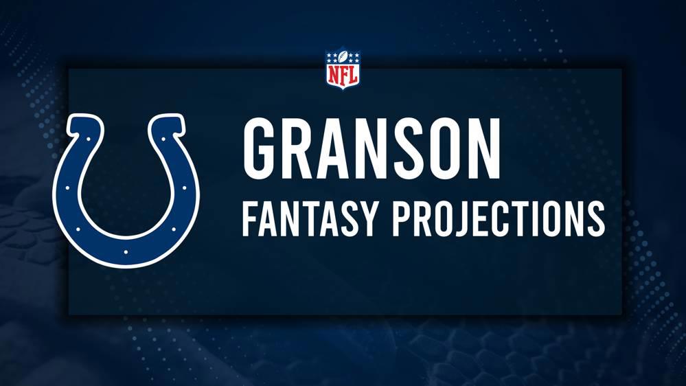 Kylen Granson Fantasy Projections: Week 2 vs. the Packers