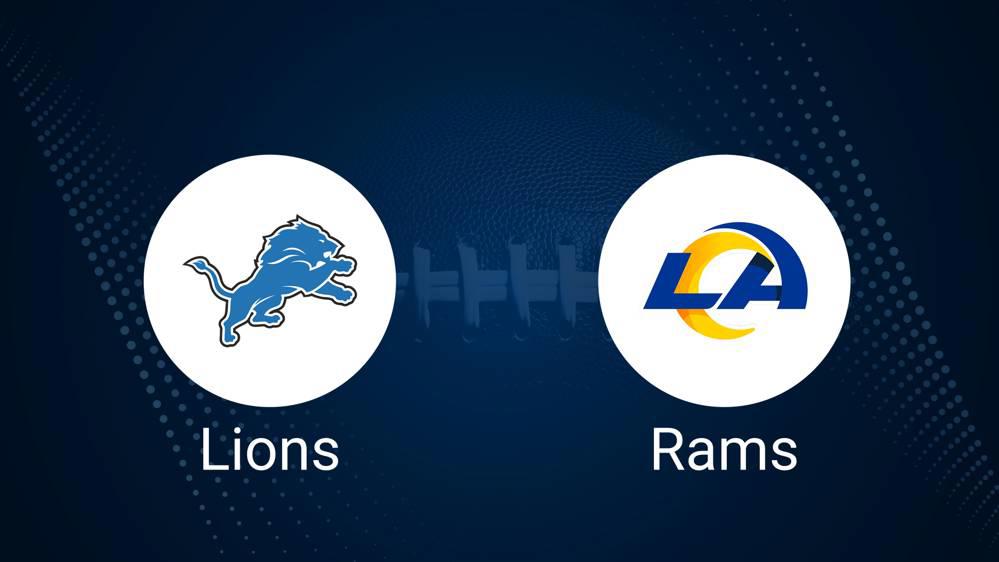 Lions vs. Rams Predictions & Picks Odds, Moneyline, Spread Sunday