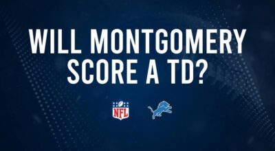 Will David Montgomery Score a Touchdown Against the Buccaneers in Week 2?