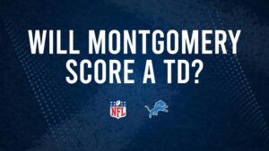 Will David Montgomery Score a Touchdown Against the Rams in Week 1?