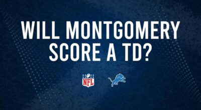 Will David Montgomery Score a Touchdown Against the Rams in Week 1?