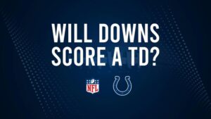 Will Josh Downs Score a Touchdown Against the Bears in Week 3?