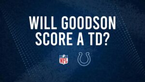 Will Tyler Goodson Score a Touchdown Against the Bears in Week 3?