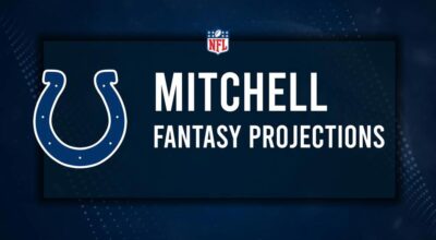 Adonai Mitchell Fantasy Projections: Week 7 vs. the Dolphins