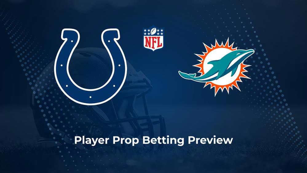 Colts vs. Dolphins Player Props & Odds – Week 7