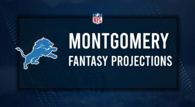 David Montgomery Fantasy Projections: Week 6 vs. the Cowboys