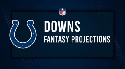 Josh Downs Fantasy Projections: Week 7 vs. the Dolphins