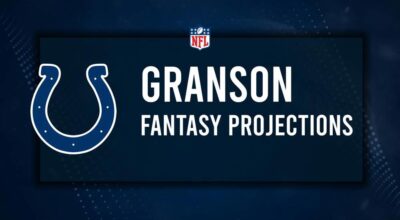 Kylen Granson Fantasy Projections: Week 6 vs. the Titans