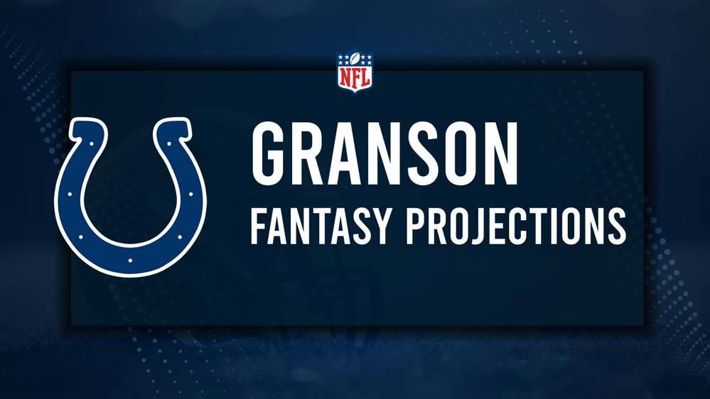 Kylen Granson Fantasy Projections: Week 7 vs. the Dolphins