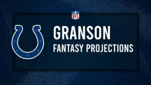 Kylen Granson Fantasy Projections: Week 9 vs. the Vikings