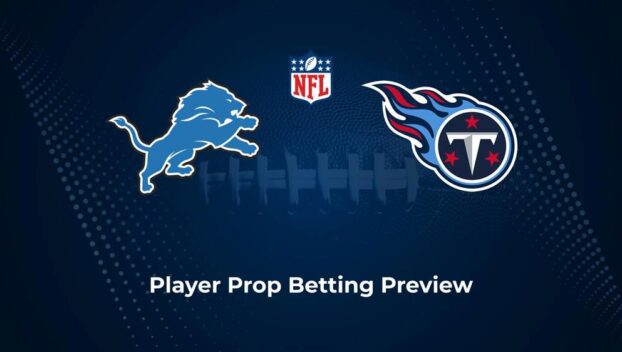 Lions vs. Titans Player Props & Odds – Week 8