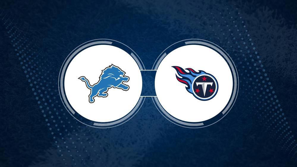 Lions vs. Titans Same Game Parlay Picks – NFL Week 8