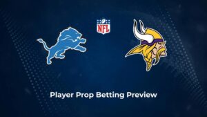 Lions vs. Vikings Player Props & Odds – Week 7