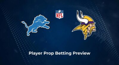 Lions vs. Vikings Player Props & Odds – Week 7