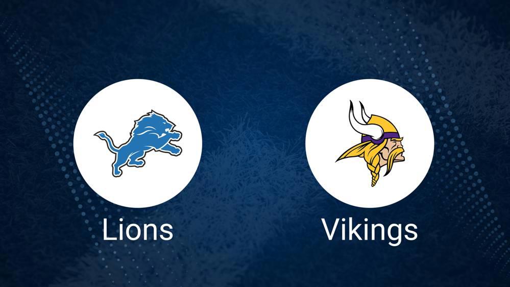 Lions vs. Vikings Predictions & Picks: Odds, Moneyline, Spread - Week 7