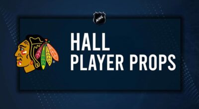 Taylor Hall Player Prop Bets for the Blackhawks vs. Sharks Game - October 31