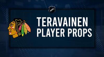 Teuvo Teravainen Player Prop Bets for the Blackhawks vs. Flames Game - October 15