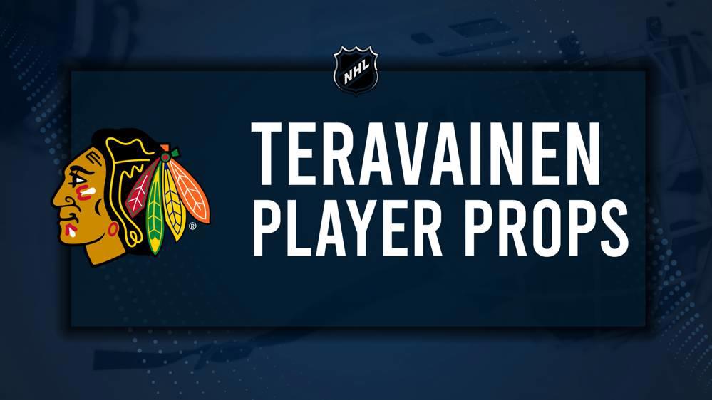 Teuvo Teravainen Player Prop Bets for the Blackhawks vs. Jets Game - October 11