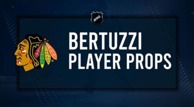 Tyler Bertuzzi Player Prop Bets for the Blackhawks vs. Sabres Game - October 19