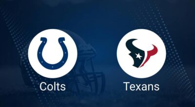 Where to Watch Colts vs. Texans on TV or Streaming Live - Oct. 27