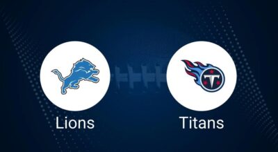 Where to Watch Lions vs. Titans on TV or Streaming Live - Oct. 27