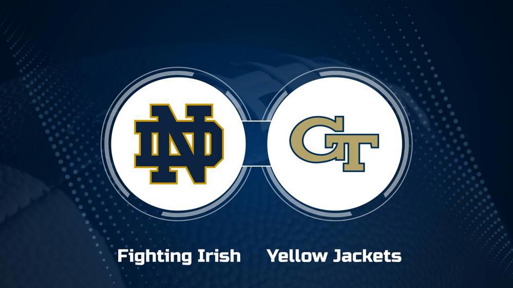 Where to Watch Notre Dame vs. Georgia Tech on TV or Streaming Live - Oct. 19