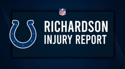 Will Anthony Richardson Play in Week 7? NFL Injury Status, News & Updates