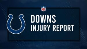 Will Josh Downs Play in Week 7? NFL Injury Status, News & Updates