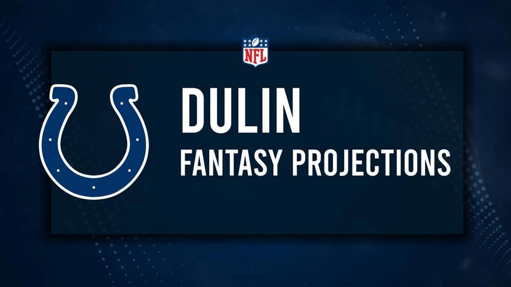 Ashton Dulin Fantasy Projections: Week 12 vs. the Lions