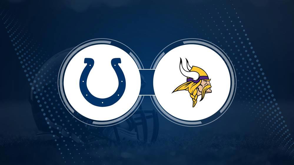 Best Bets, Odds for the Colts vs. Vikings Sunday Night Football Game – Week 9