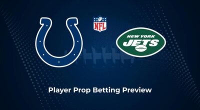 Colts vs. Jets Player Props & Odds – Week 11