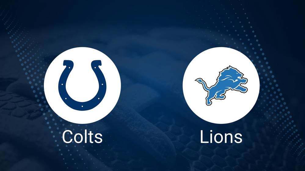 Colts vs. Lions: Odds, Moneyline, and Spread - Week 12