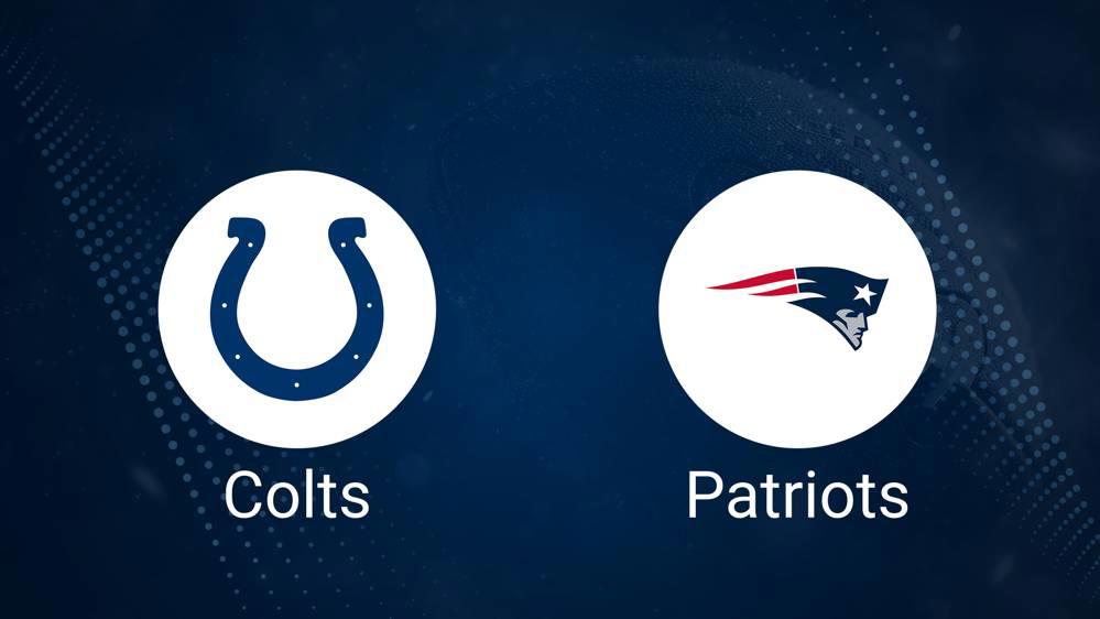 Colts vs. Patriots: Odds, Moneyline, and Spread - Week 13