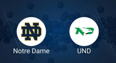 How to Watch Notre Dame vs. North Dakota on TV or Live Stream - November 19