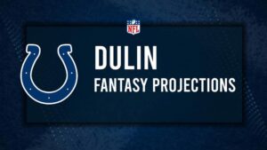 Ashton Dulin Fantasy Projections: Week 16 vs. the Titans